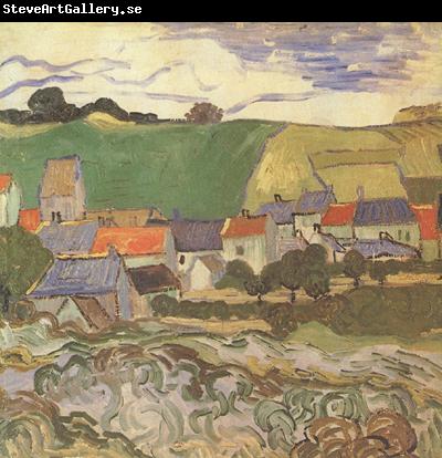 Vincent Van Gogh View of Auvers (nn04)